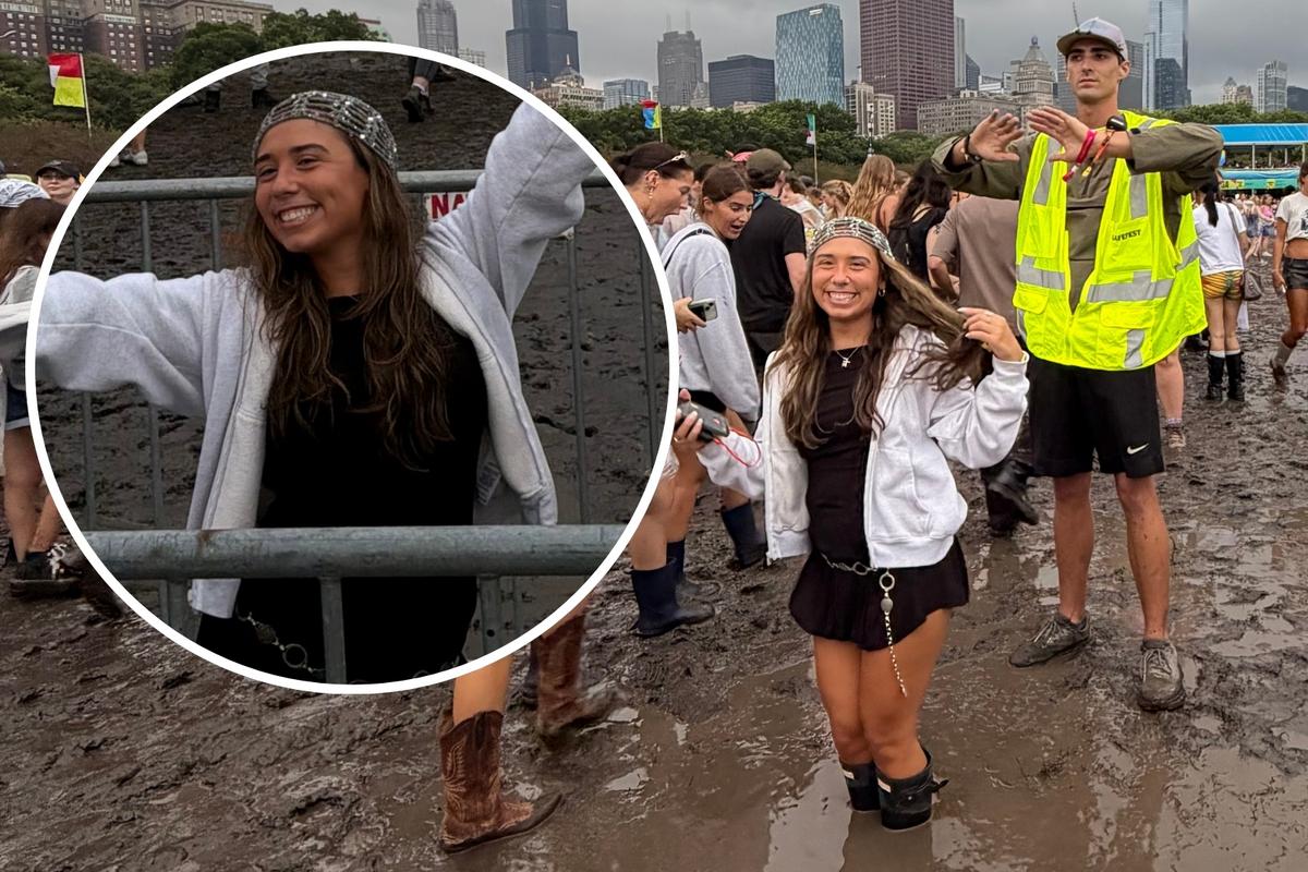 Woman Got Stuck In A Mud Hole At Lollapalooza + We Talked to Her Woman Got Stuck In A Mud Hole At Lollapalooza + We Talked to Her