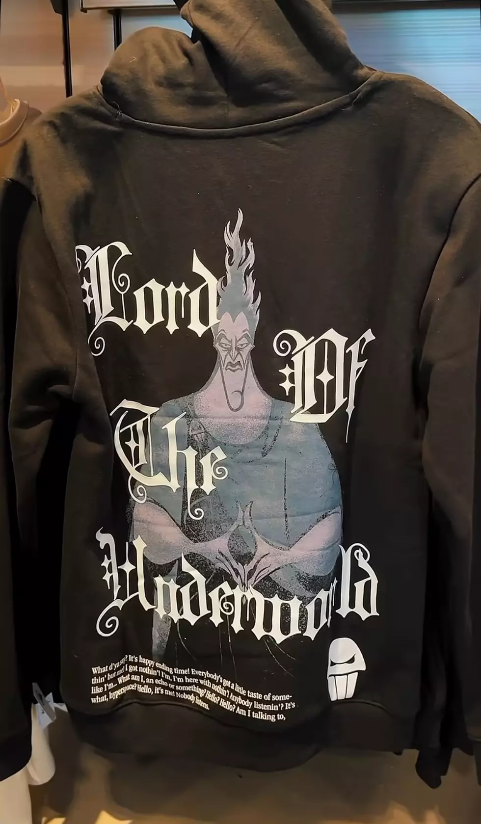 hades metal disney hoodie