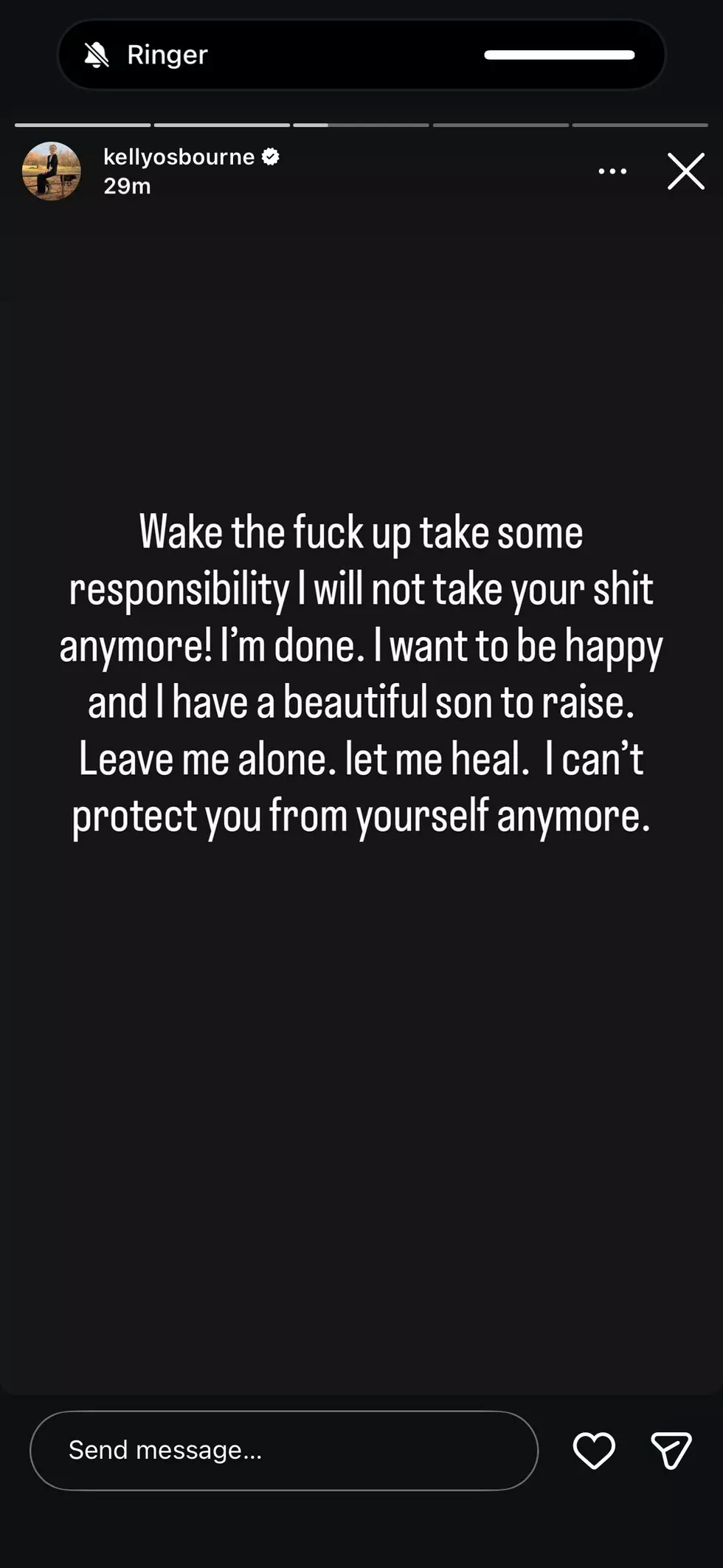 kelly osbourne post