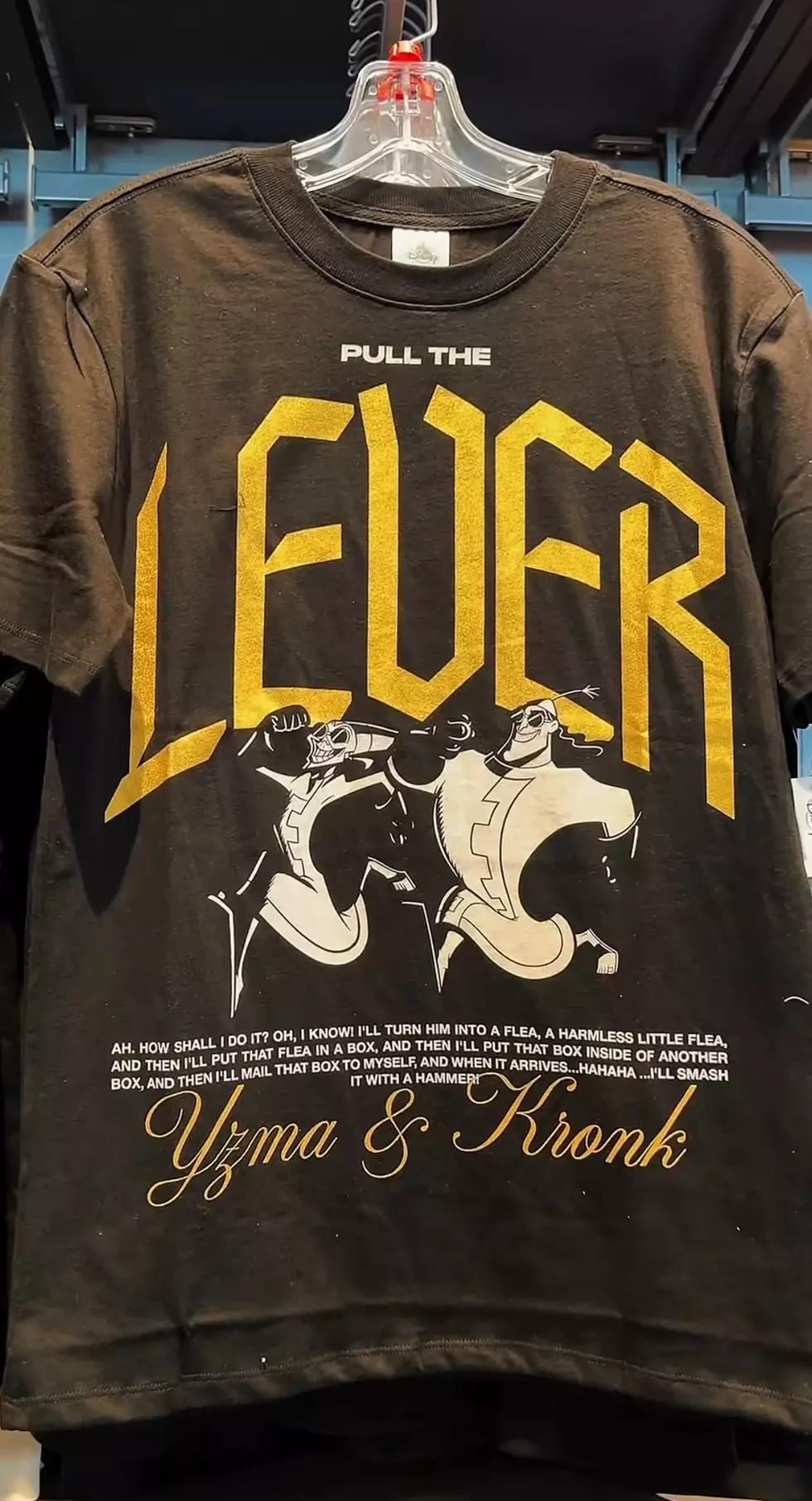 yzma kronk disney metal shirt