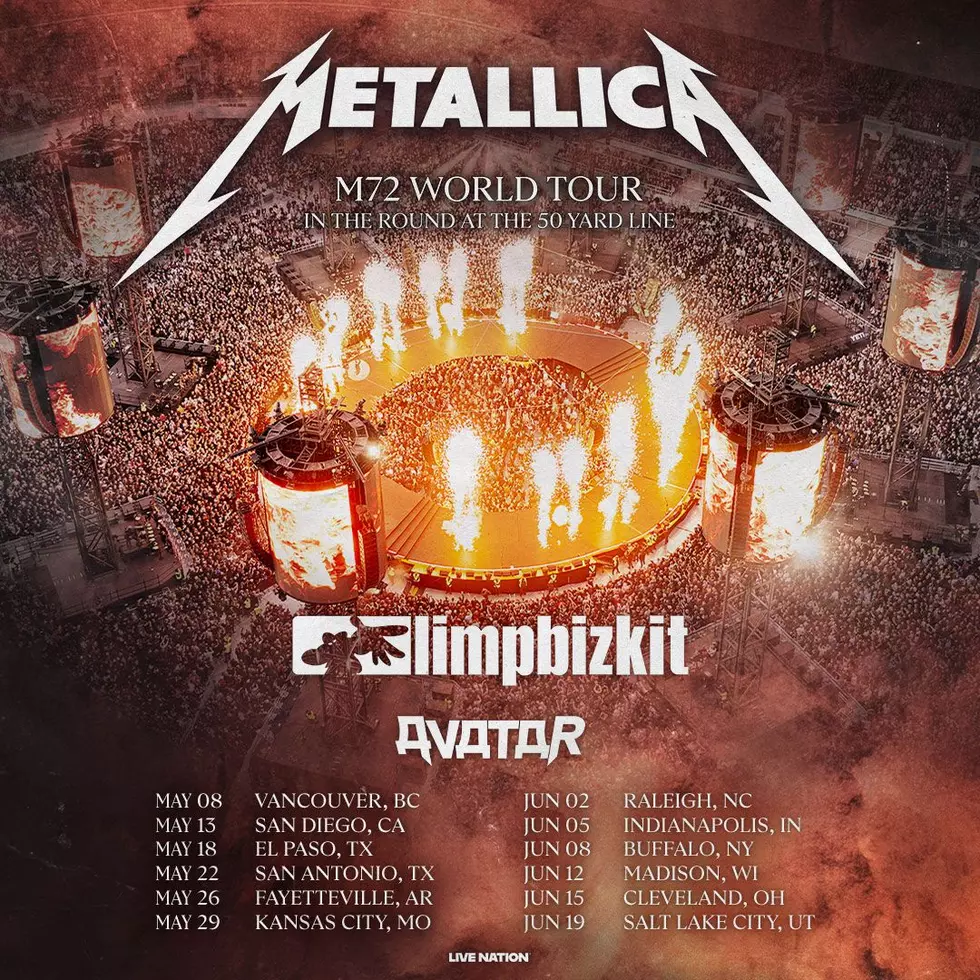 metallica tour admat
