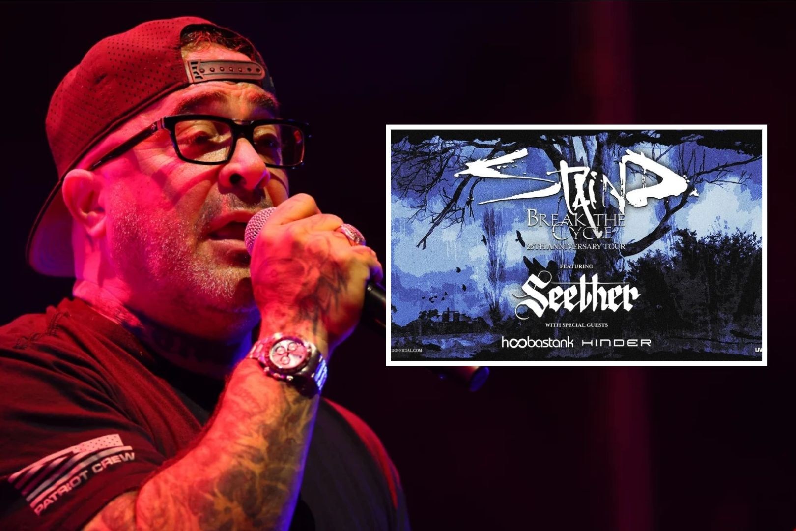 Staind Kick Off 25th Anniversary 'Break the Cycle' Tour
