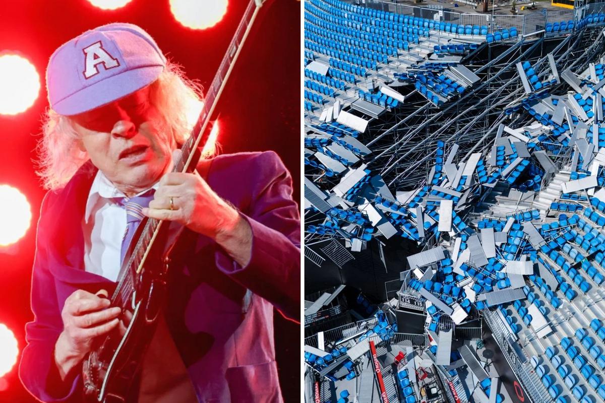 AC/DC Concert Canceled Due to Damage From ‘100-Year Storm’ AC/DC Concert Canceled Due to Damage From ‘100-Year Storm’
