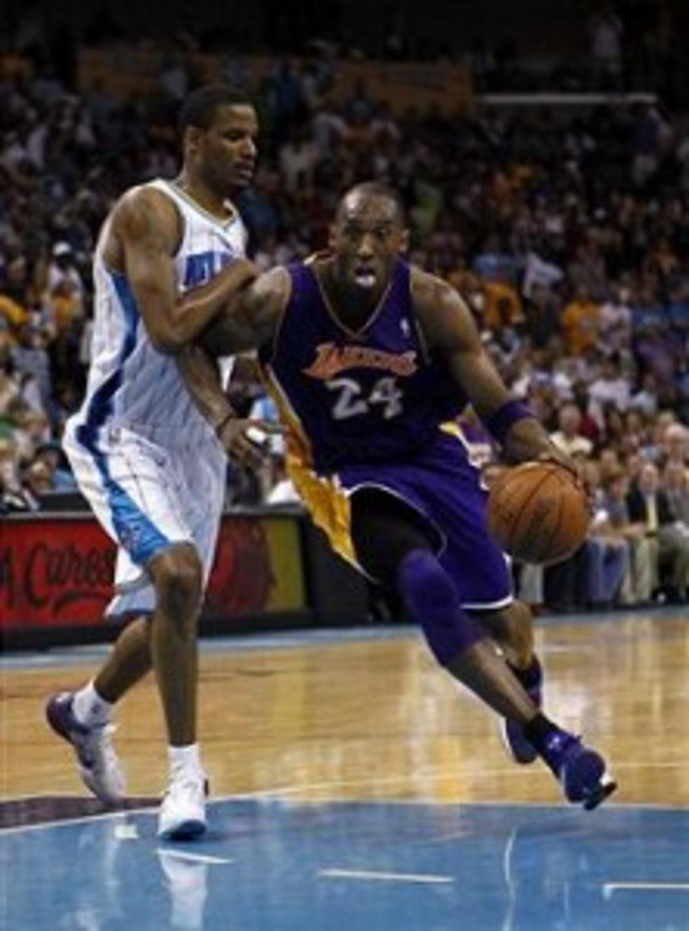 Kobe refuses tests on ankle, says he&#8217;ll play tonight against Hornets