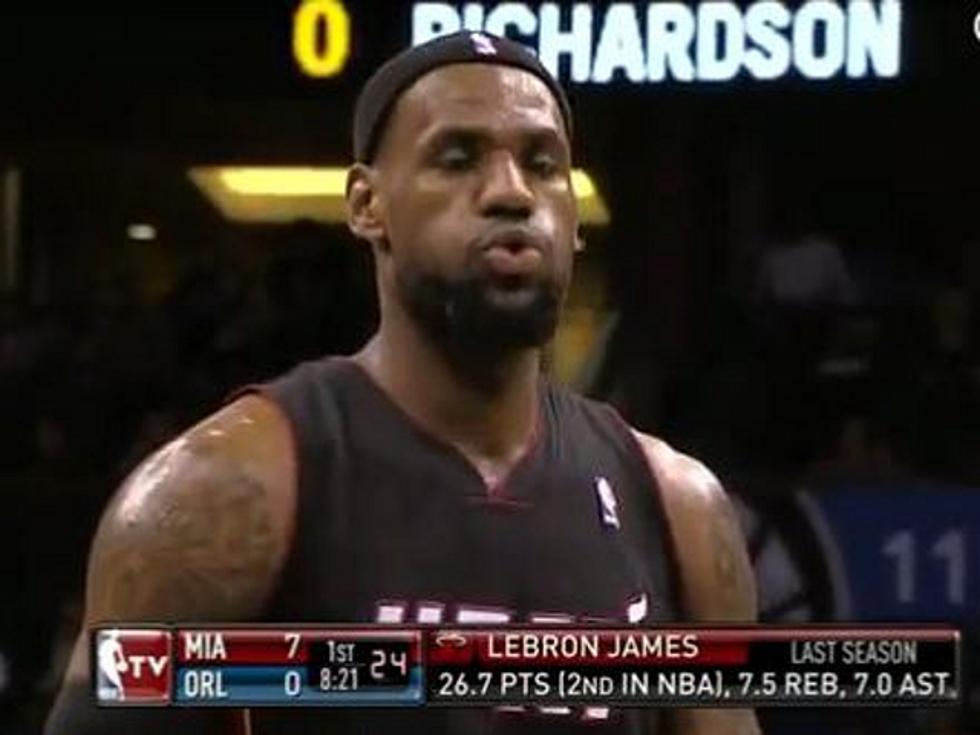 LeBron James’ Foul Shot Airball Delights Haters [VIDEO]