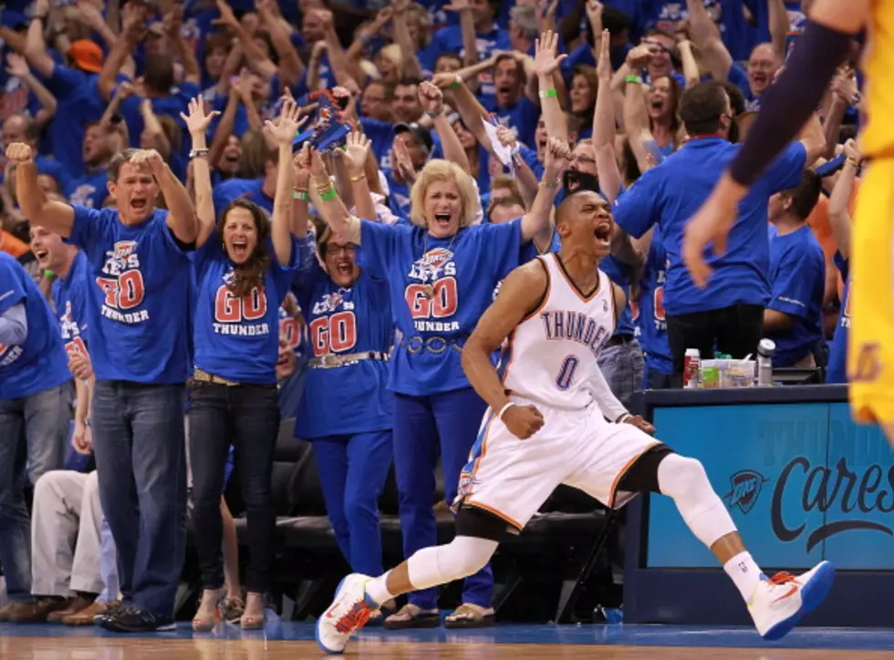 Thunder Roll Over Lakers, Advance To Conference Finals