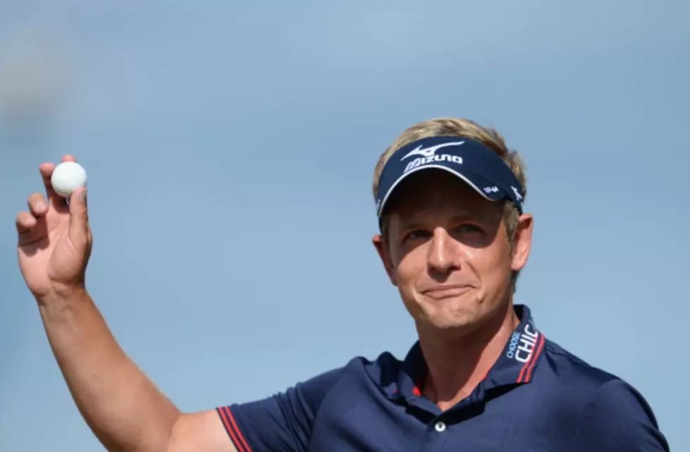 Luke Donald Gets Luckiest Bounce Ever At British Open [Video]