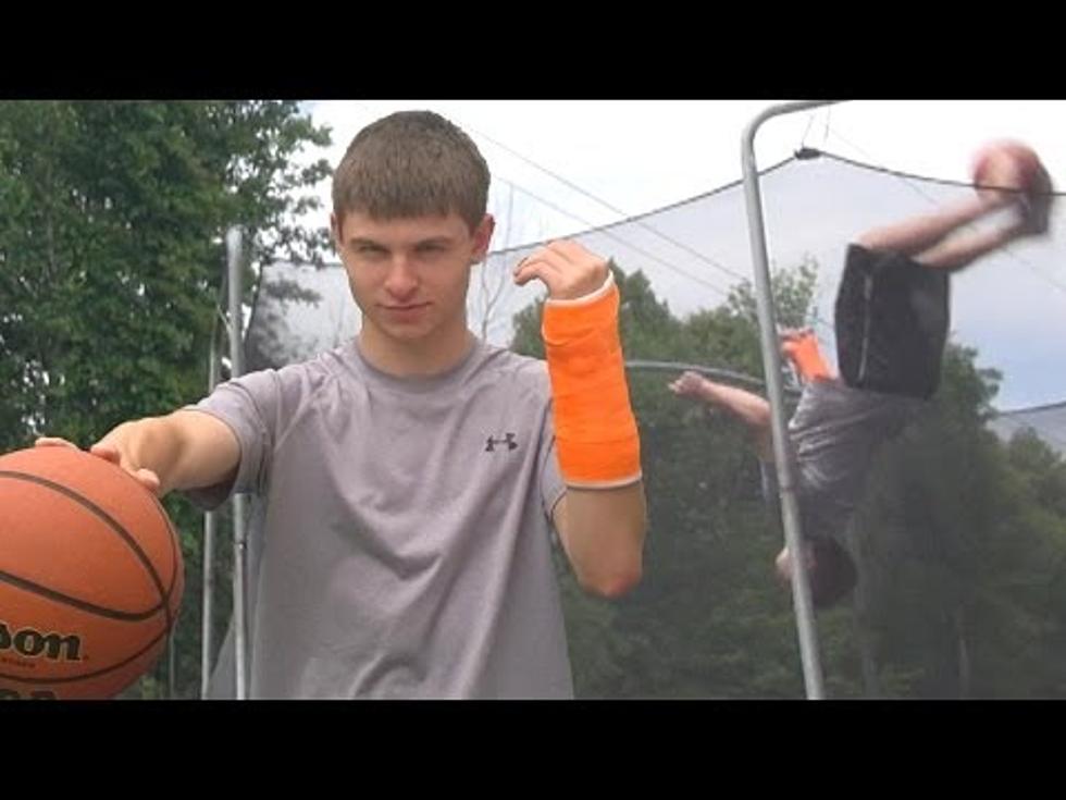 Greatest Backyard Basketball Trick Shot Ever [Video]