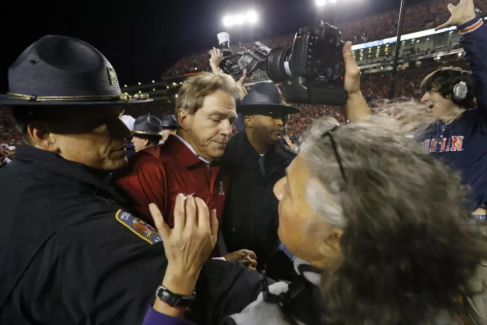 Ole Miss Fan Gets Close To Nick Saban, Promptly Choke Slammed [Video]