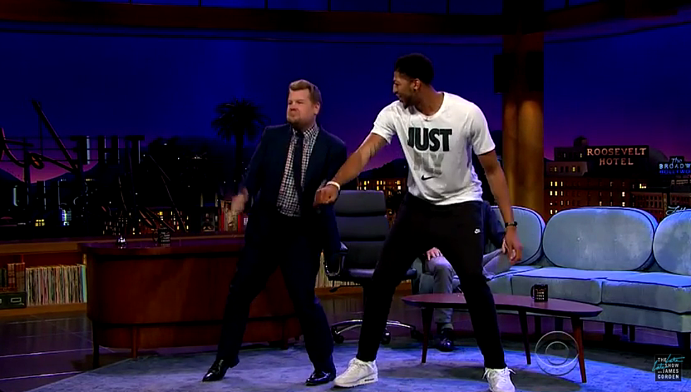 Anthony Davis Show Off His Dance Moves On The Late Late Show [Video]