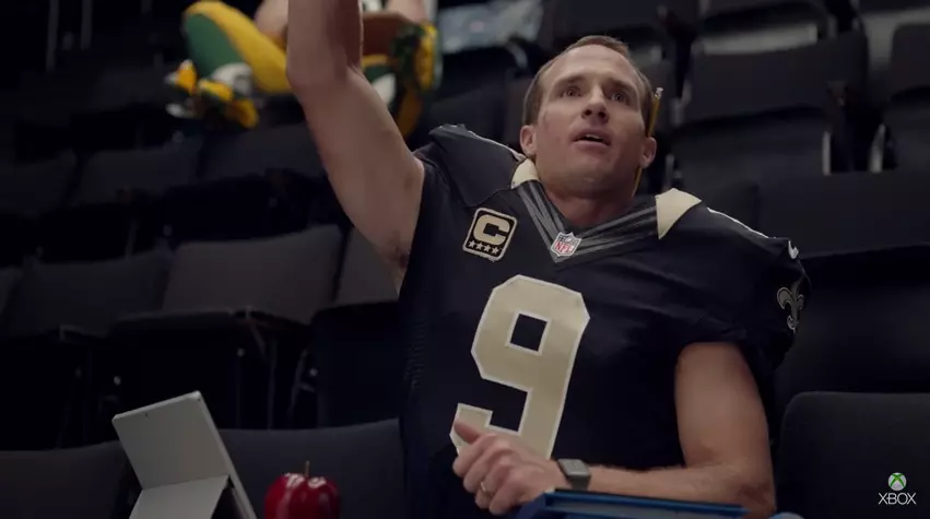 drew brees jersey commercial