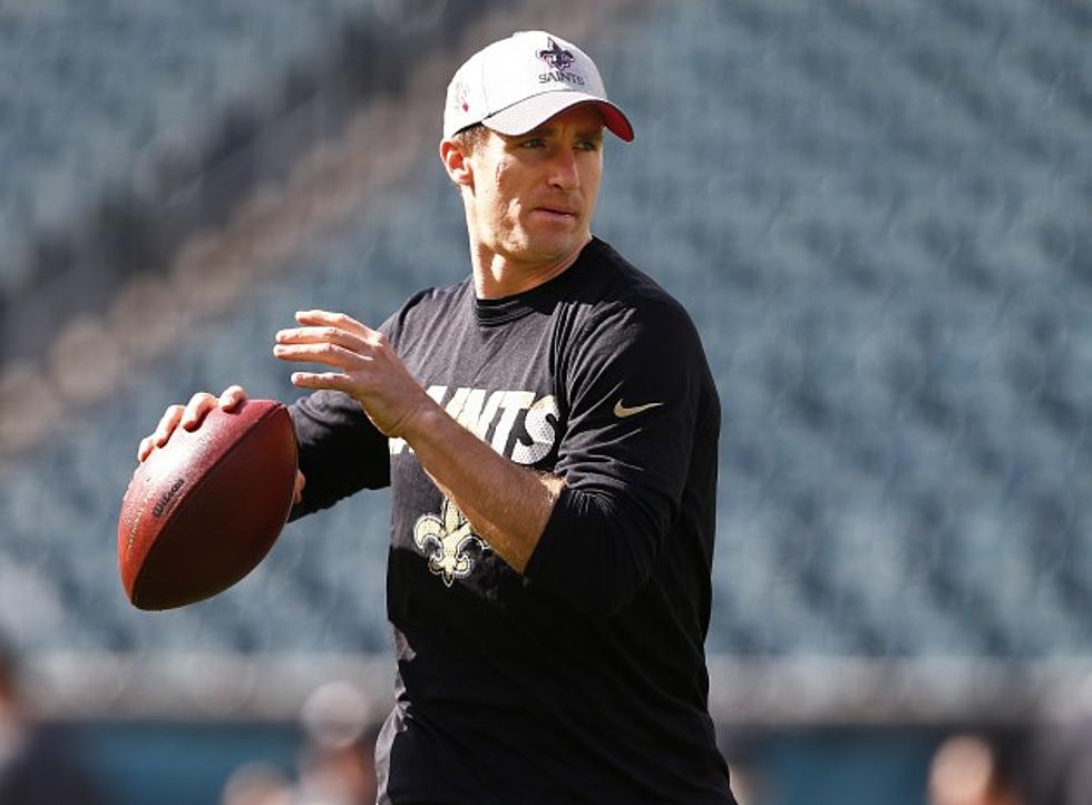 Drew Brees Press Conference Prior To Falcons Game