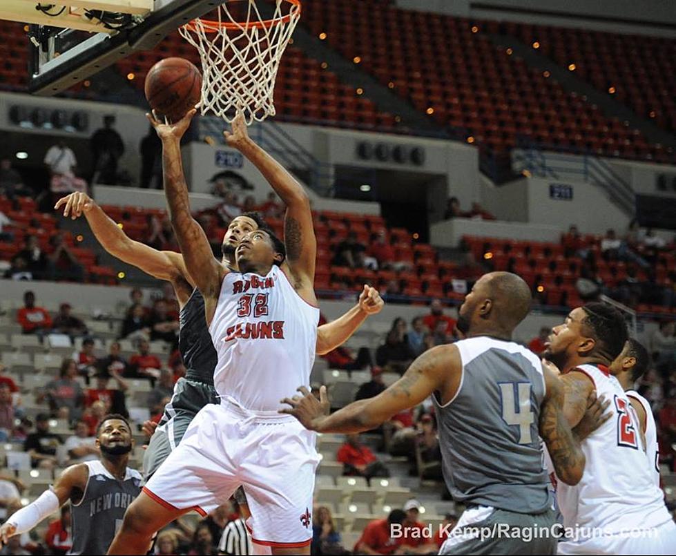 Cajuns Beat Georgia Southern, 74-65, for First Road Win