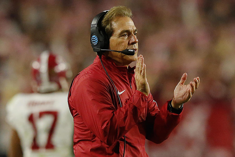Nick Saban Does “The Wobble” In Recruit’s Home – VIDEO