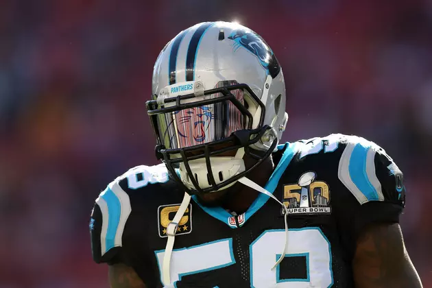 Thomas Davis Posts Picture Of Broken Arm Sewn Up Like A Football (Graphic)