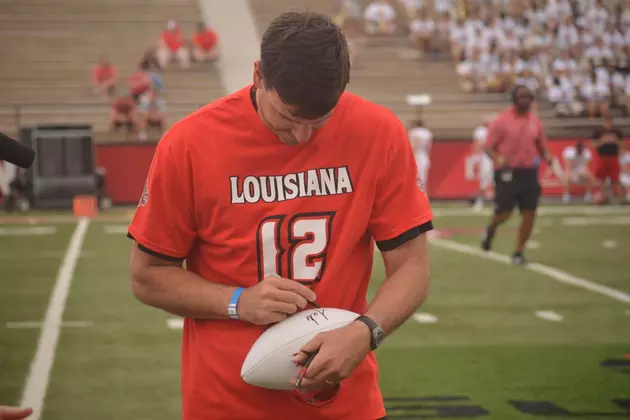 Jake Delhomme Shows Off Arm At UL Spring Game [VIDEOS]