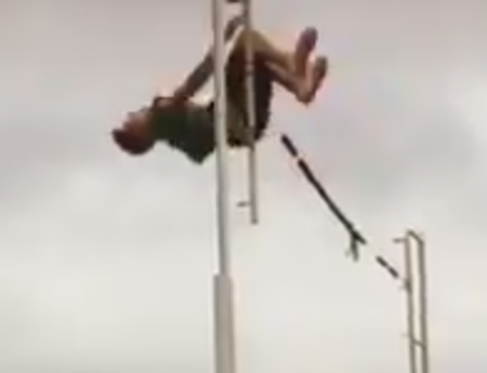 LHS Pole Vaulter Armand Duplantis Executes Back Flip [VIDEO]