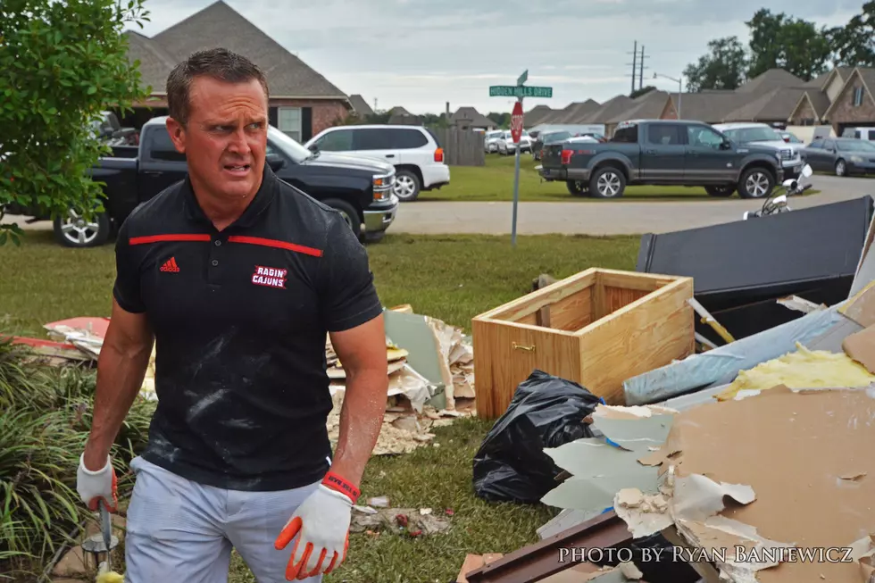 Ragin' Cajuns Help Youngsville Flood Victims [PHOTOS]