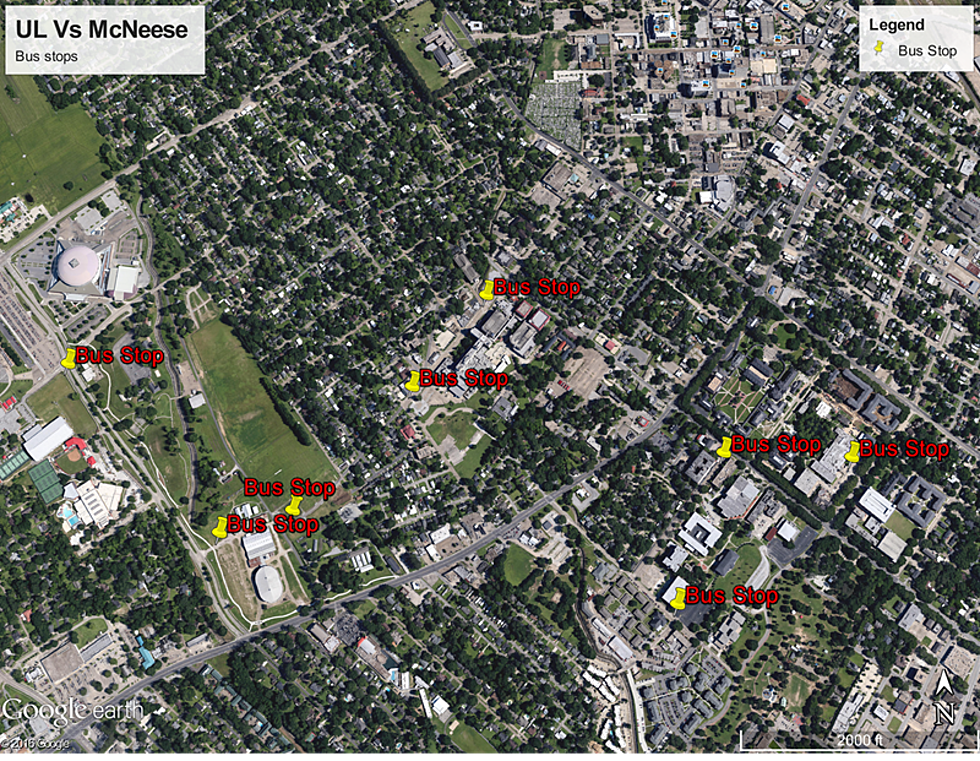 Cajuns Issue Parking Advisory for McNeese State