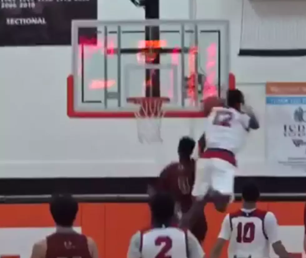 High School Phenom Defies Gravity For Insane Block