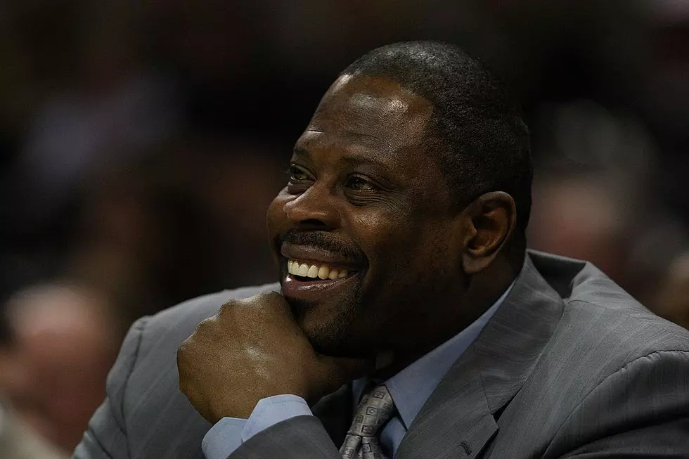 Patrick Ewing Lets One of His Players Have it in the Huddle