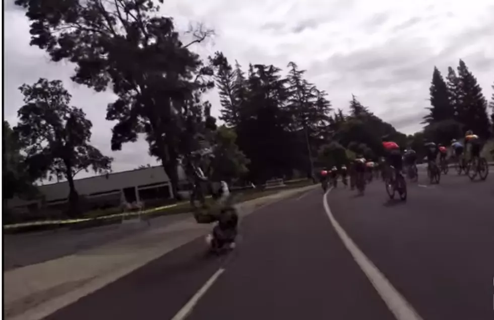 Drone Accidentally Takes Out Cyclist During Race [Video]