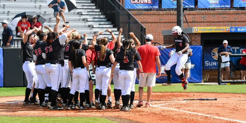 UL Softball Defeats Texas St. In SBC Tournament