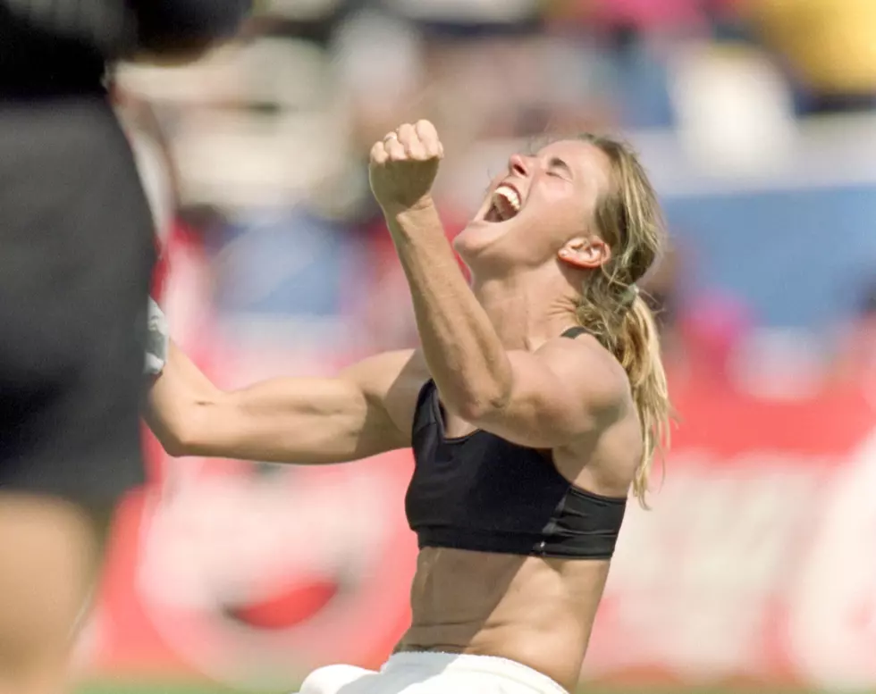 Brandi Chastain Receives Hall Of Fame Plaque That Looks Nothing Like Her [Photo]
