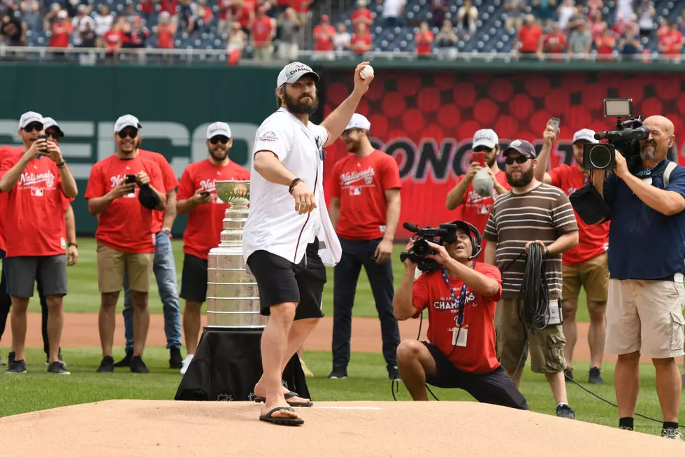 Capitals Star Alex Ovechkin Double Takes on First Pitch [VIDEO]