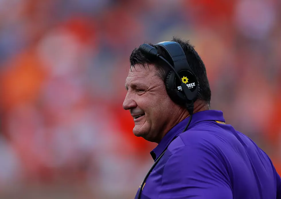 LSU Tigers Head Football Coach Ed Orgeron At Media Day [VIDEO]