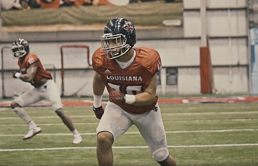 Walk-on UL Football Player Surprised With Scholarship [Video]