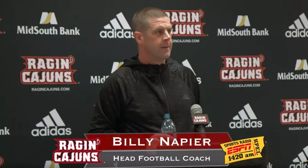 Ragin&#8217; Cajuns Football Media Day Head Coach Billy Napier [VIDEO]