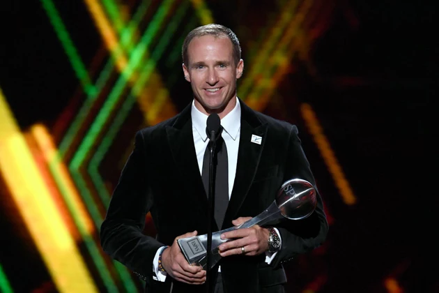 Drew Brees Wins ESPY For Best Record Breaking Performance