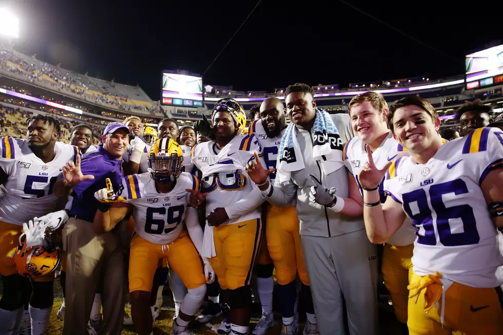 LSU Moves Up To #2 In Latest AP Poll