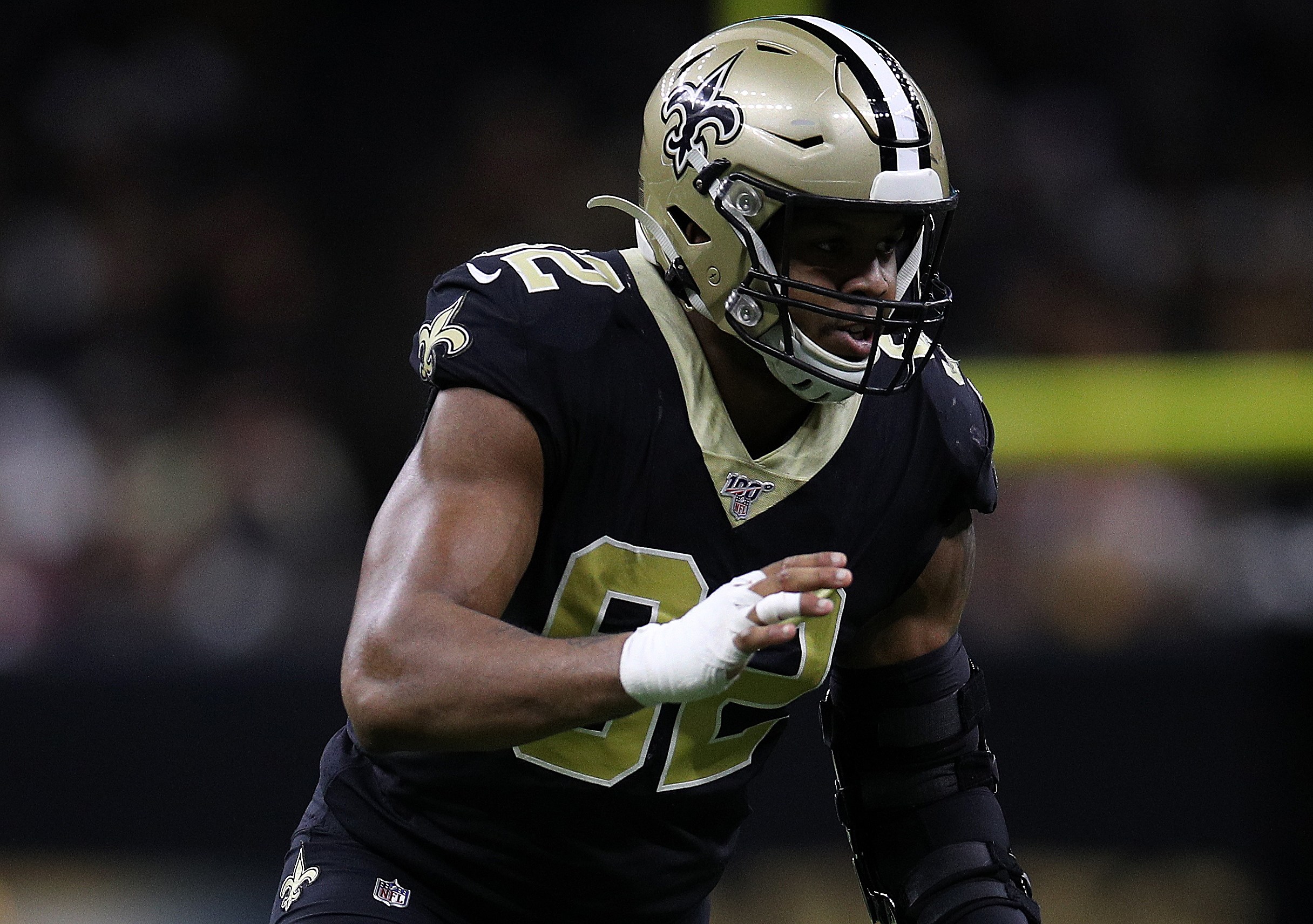 Marcus Davenport Not Practicing at Minicamp, Has Two Injuries