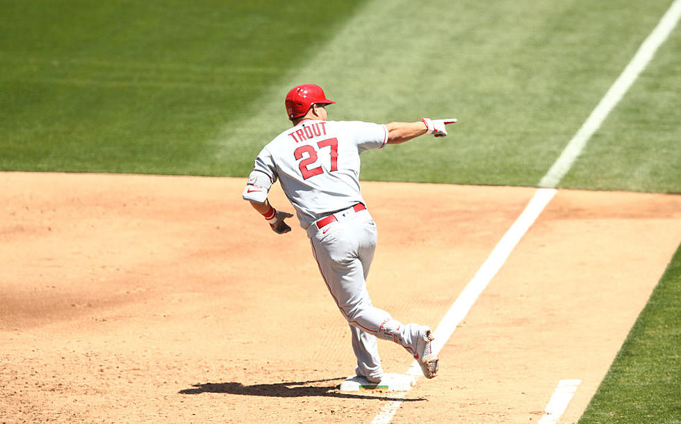 WATCH: Mike Trout Homers in First At-Bat After Having a Son