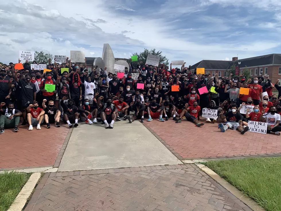 UL Student Athletes March Through Campus For Social Justice [Photos]