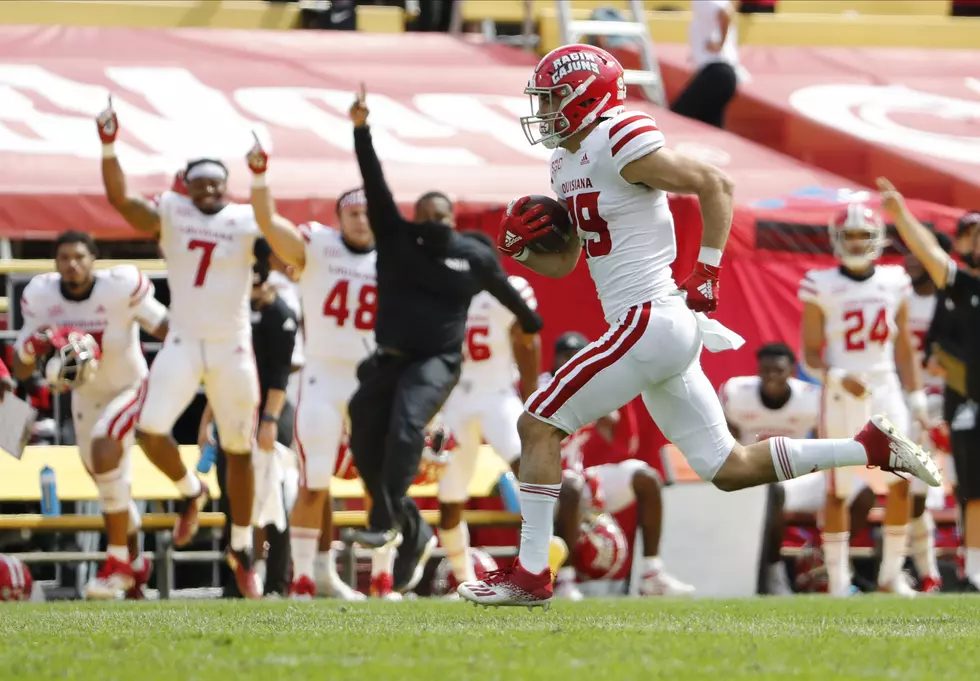 Wide receiver Peter LeBlanc #29 of the Louisiana Ragin' Cajuns
