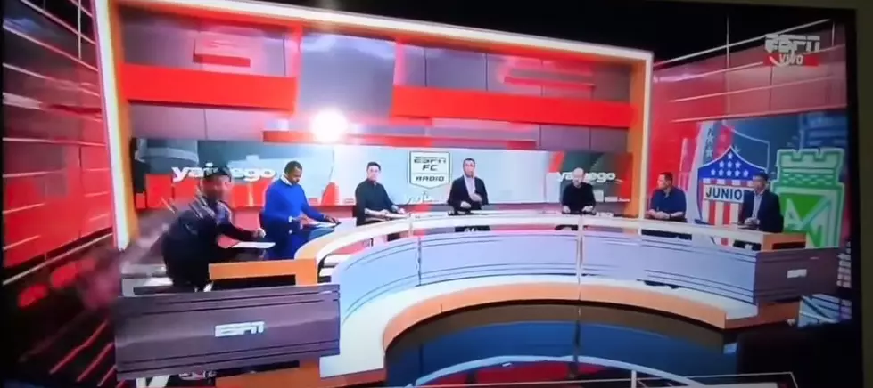 WATCH: Terrifying Scene on ESPN Columbia Set as Wall Falls on Analyst [Video]
