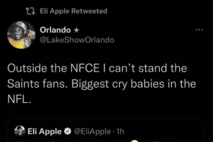 Bengals' Eli Apple tears into Giants, Saints on Twitter