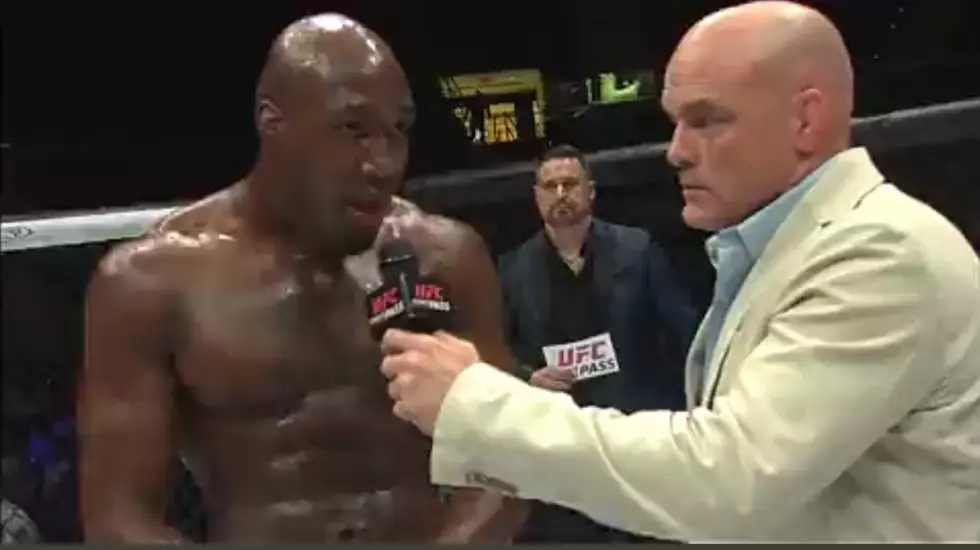 You Won’t Believe What This MMA Fighter Said in His Postfight Interview