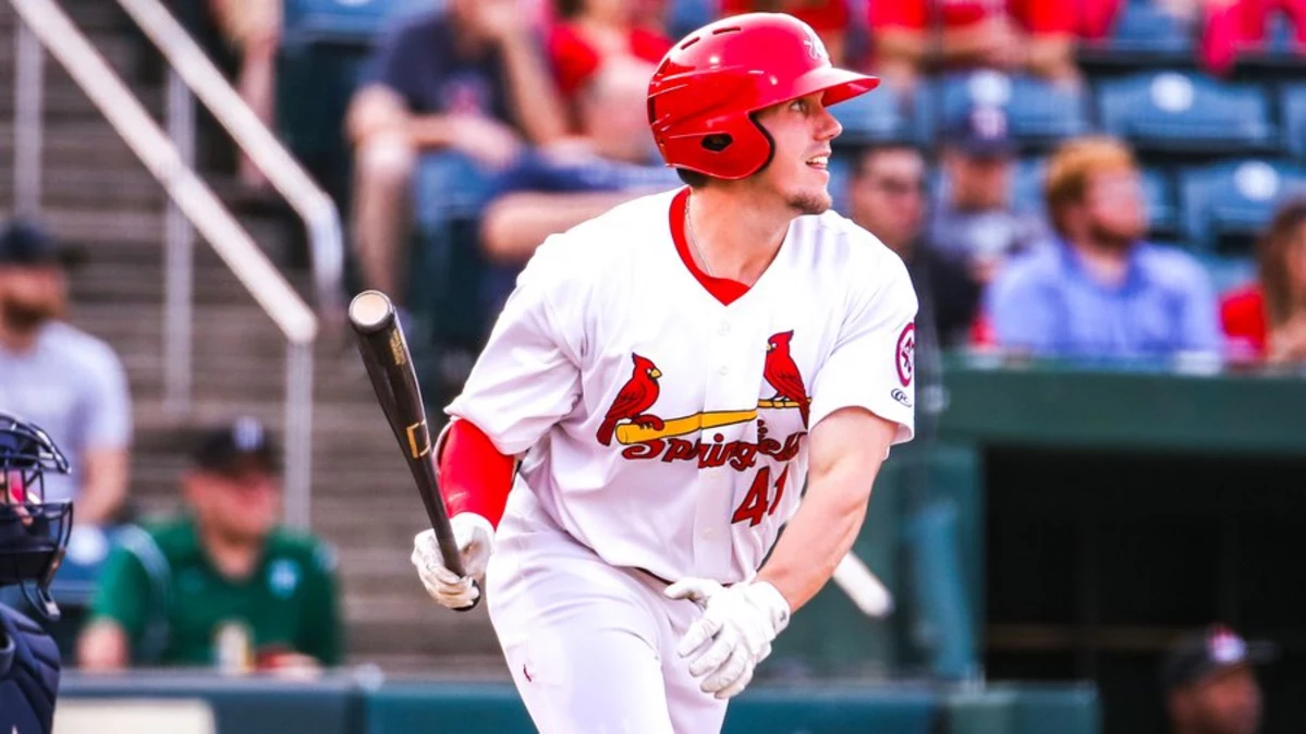 Home Run Cycle for Chandler Redmond of Springfield Cardinals - The