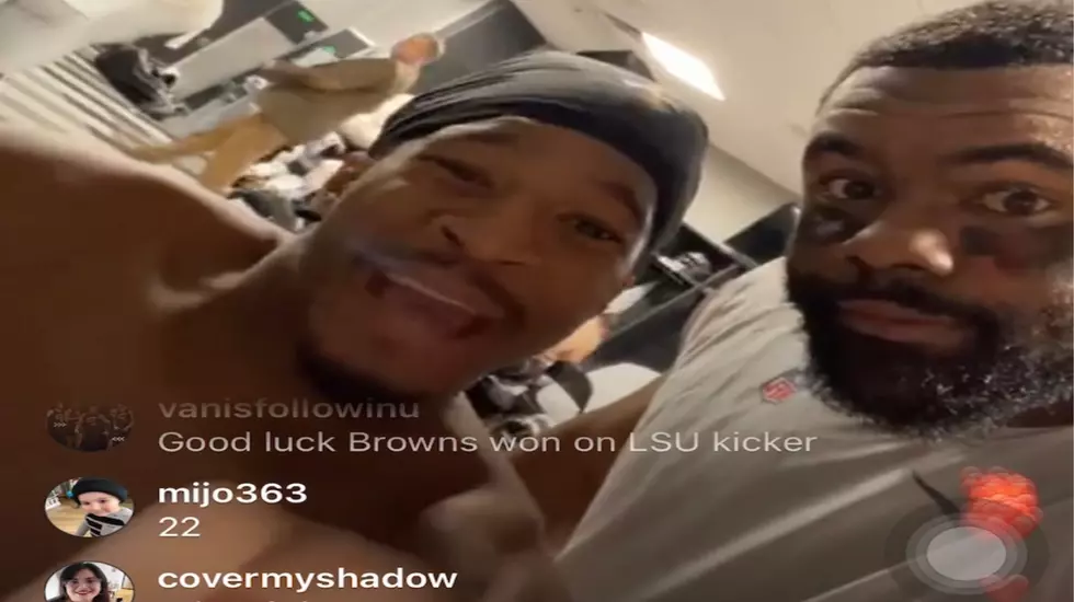 WR Jarvis Landry & the Saints Excited in Locker Room After Falcons Win (Video)
