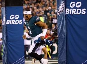Eagles Fan Runs Out of Tunnel With Team, Makes It Pretty Far...