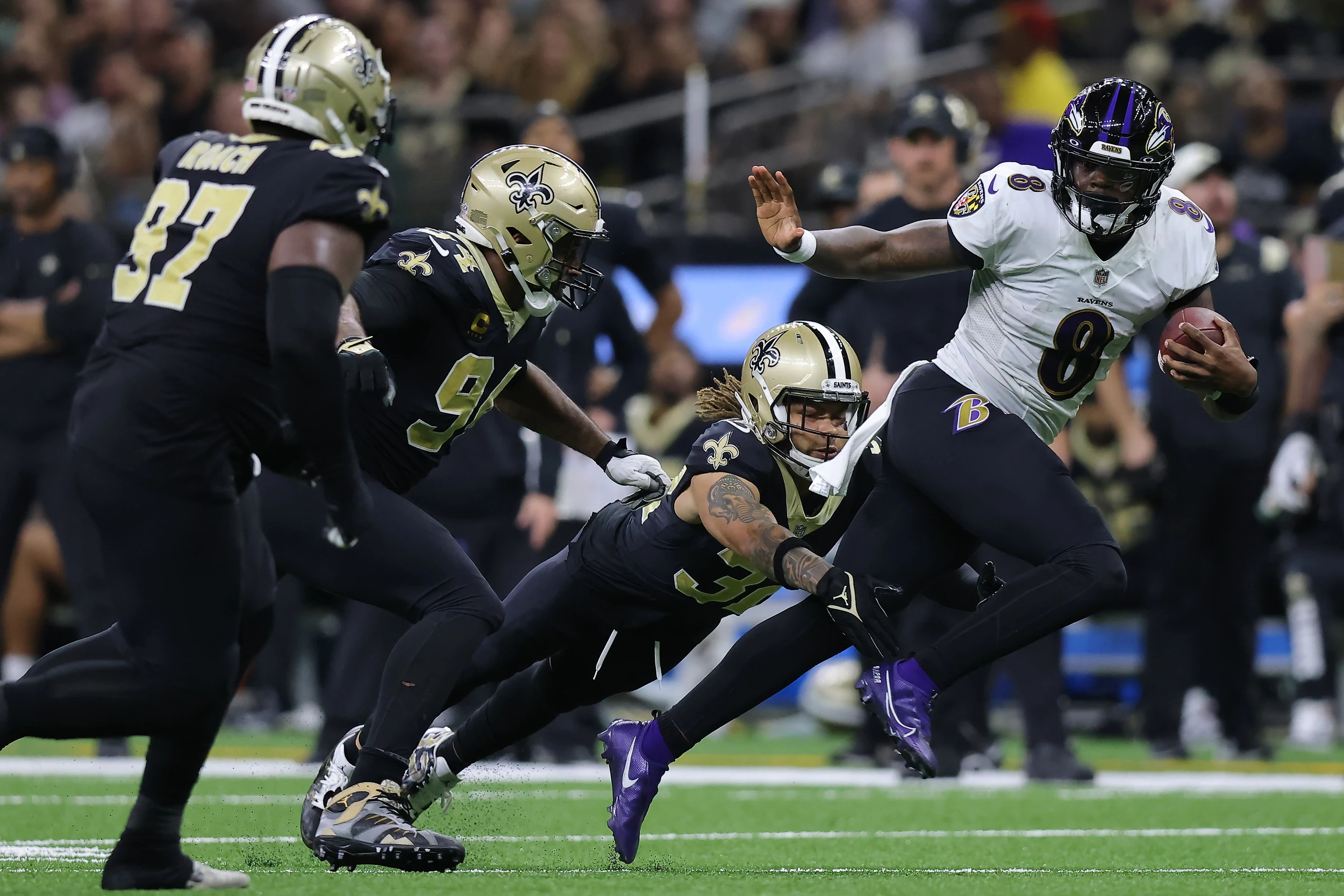 Saints' Thomas, Landry and Lattimore ruled out of Sunday's game