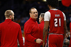 Louisiana Ragin’ Cajuns Basketball Coach Bob Marlin Received...