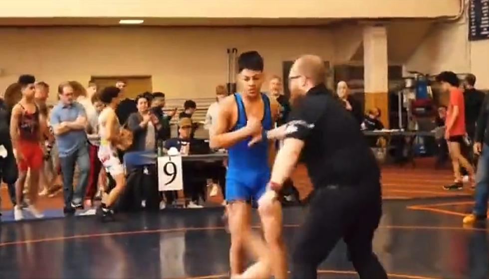 High School Wrestler Sucker Punches Opponent After Loss