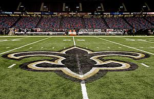 The New Orleans Saints Showcase the Renovations to the Superdome...