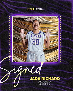 Lafayette Christian’s Jada Richard Signs with the LSU Tigers