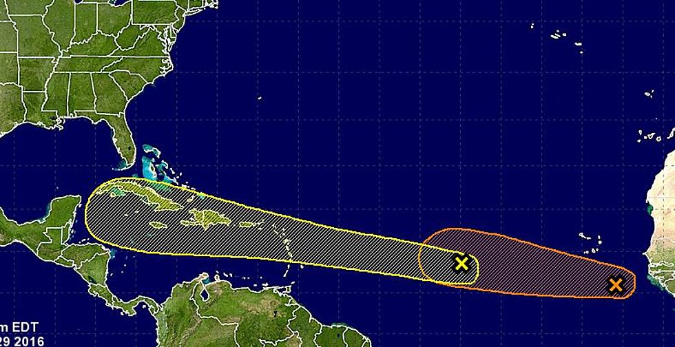 Double Tropical Trouble? – Hurricane Center Watching Two Tropical Waves
